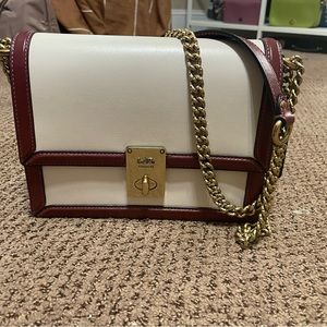 Coach Hutton Shoulder Bag in Chalk Multi
